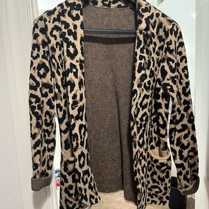 J. Crew Brown Knit Cardigan